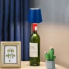 Wireless LED Wine Bottle Lamp Touch Control Rechargeable Vases Led Light Bar Dining Mushroom Lamp Holder Decoration Night Light 5