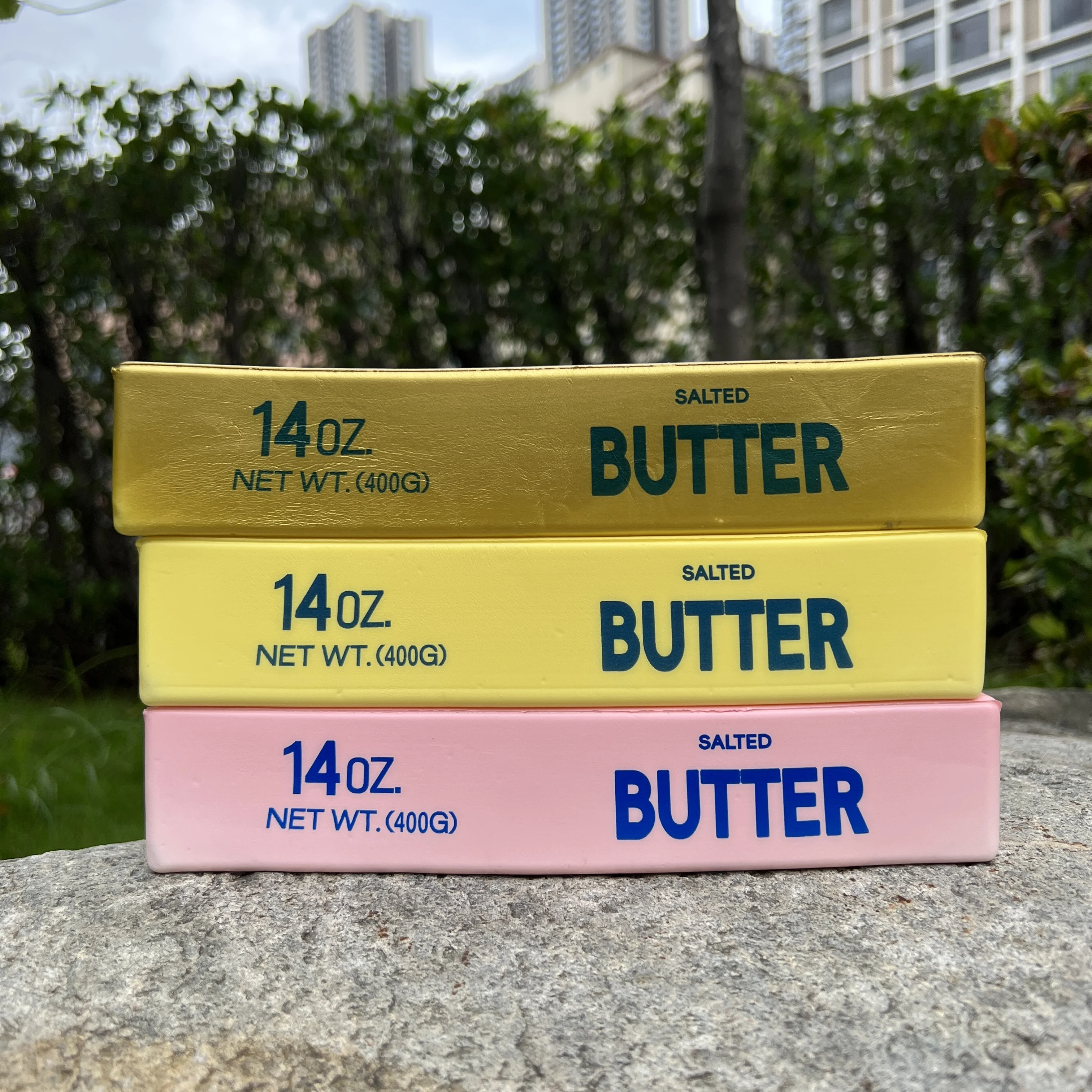 23cm Giant Squishy Butter Stick Fidget Toy - Slow Rising Stress Relief Gift