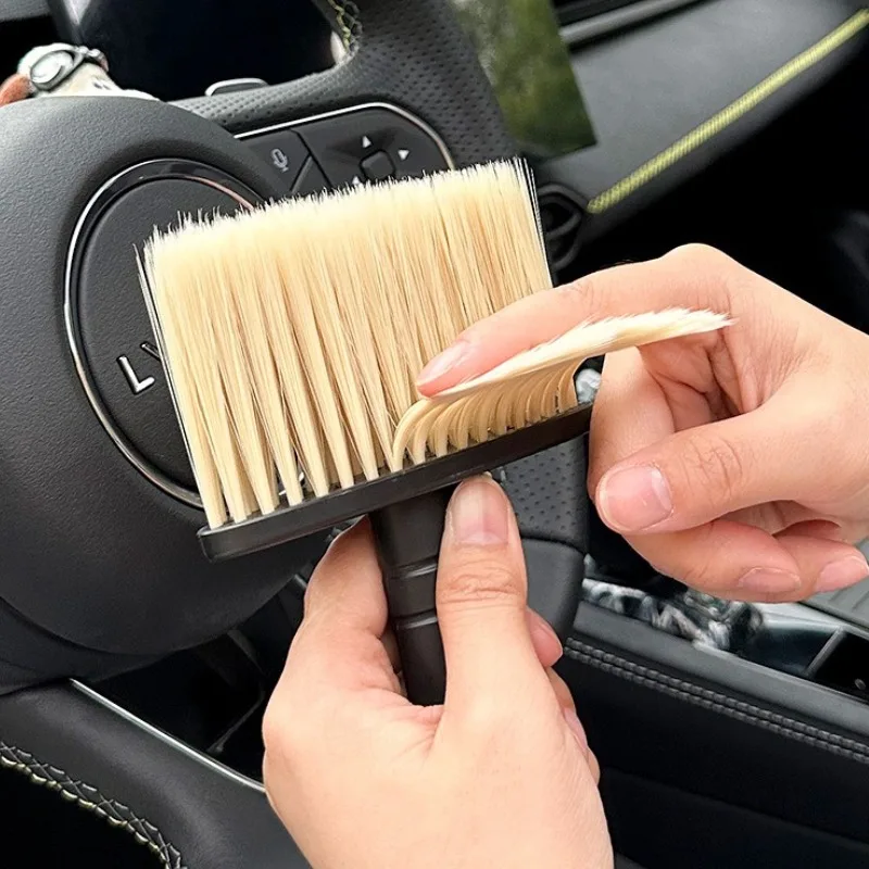 Premium Car Interior Dust Removal Brush with Soft Bristles