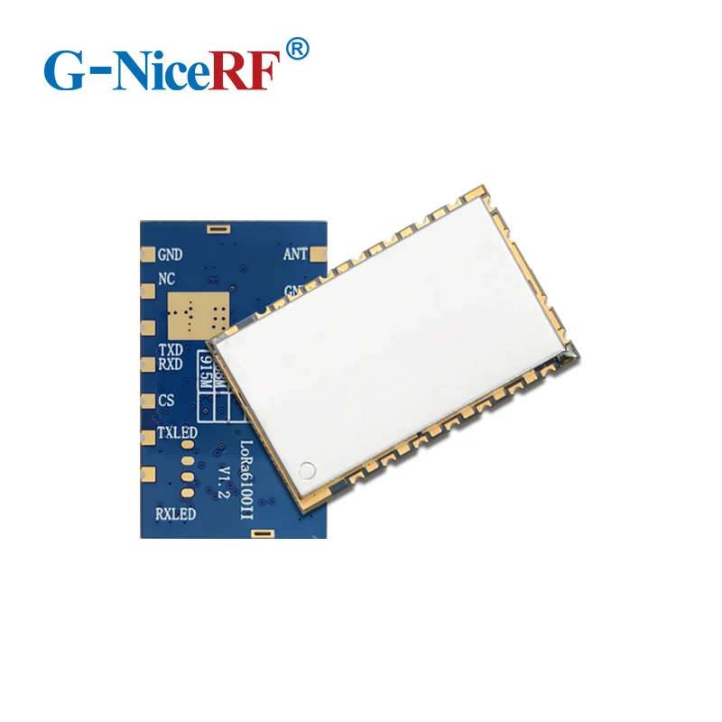 G-NiceRF Lora6100II 저비용 메쉬 네트워크 무선 트랜시버, 데이터 rf 모듈, LBT 노드 및 라우터, 31.5dBm, 915MHz, LLCC68, 2PCs/로트