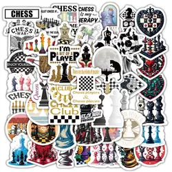 60 Decorative Chess Stickers (60pcs)