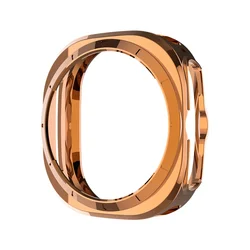 Premium TPU Protective Case for Samsung Galaxy Watch 7 Ultra - 47mm Anti-Scratch Bumper Cover (Rose Gold)