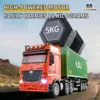 2.4G RTR Huina 1317 1/18 Scale RC Tractor Car Toy Container Trailer Truck 9CH Remote Control Cars Model Boys Gift TH24251 1