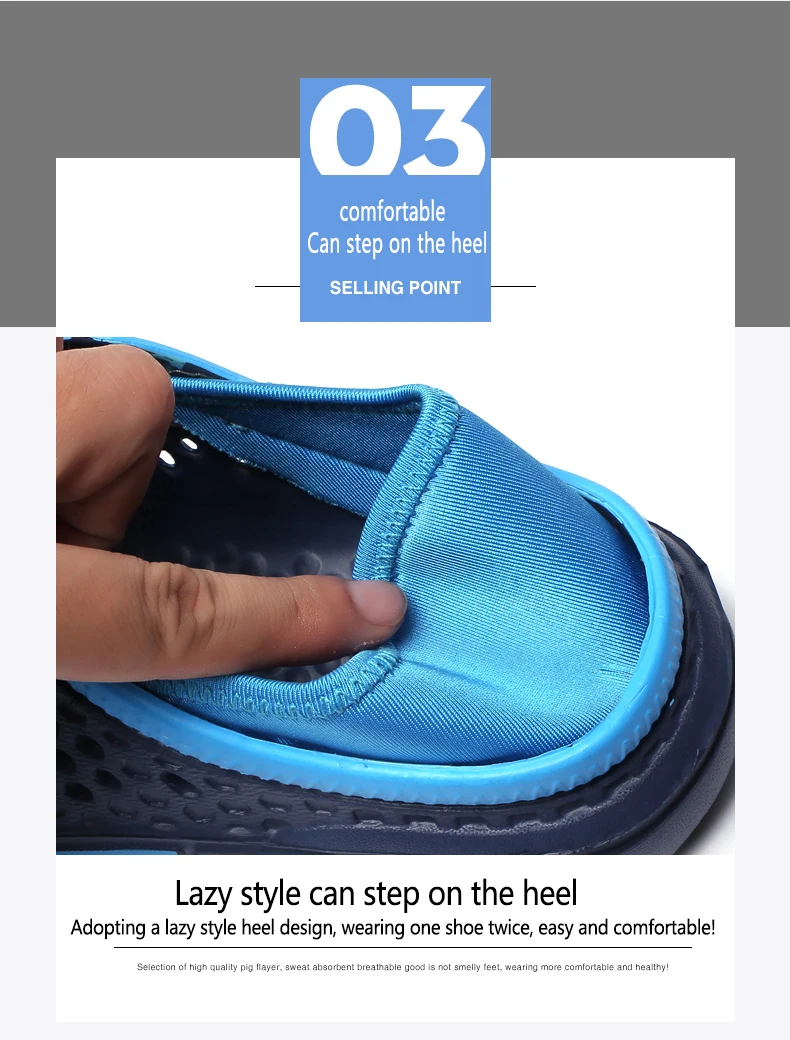 Herren Sommer Schaumstoff Clogs Leichte Freizeitschuhe Für Garten_voghion.com