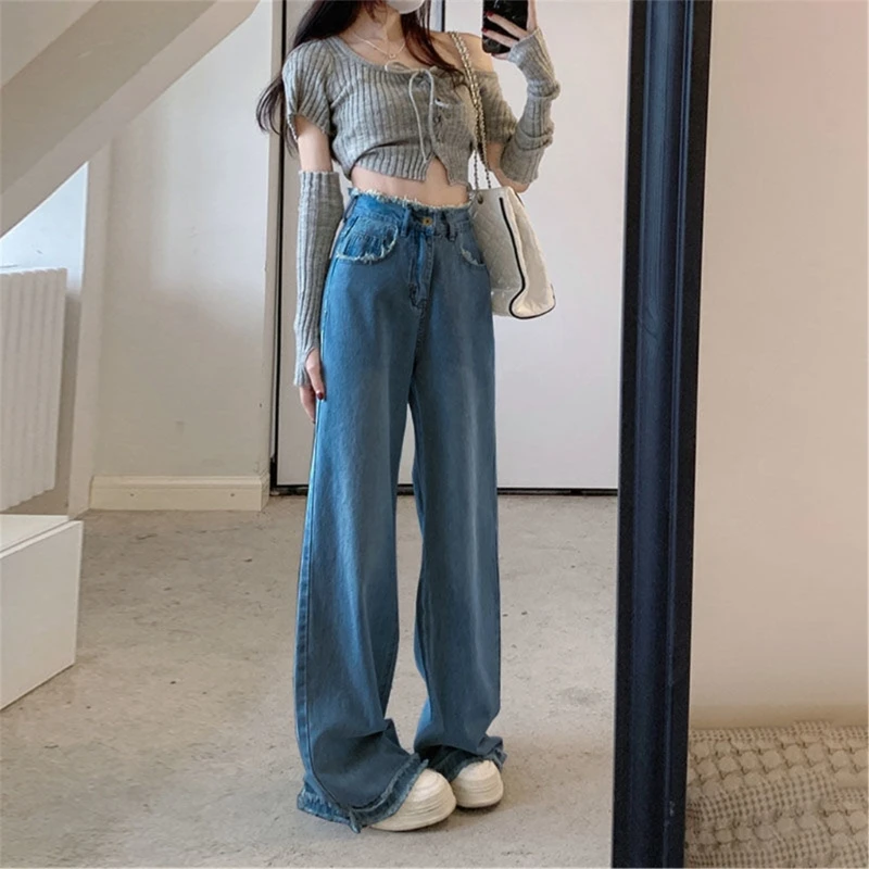 Рисунок 4 - Женские прямые джинсы с высокой