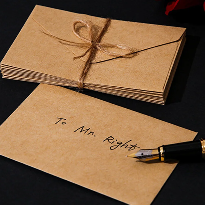 Kraft Paper Mini Envelopes 20pcs/Set kraft paper envelopes mini envelopes mailing envelopes