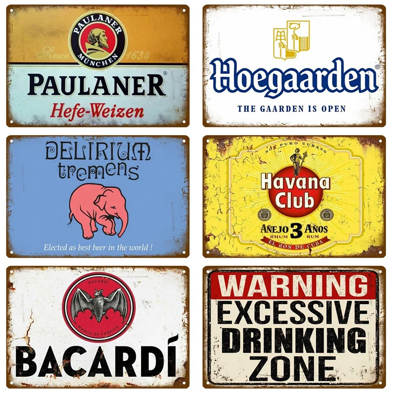 Hertog Jan Bier Plaque België Vintage Tin Teken Thuis Bar Pub Decoratie