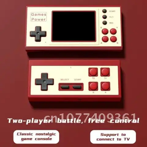 레트로 휴대용 게임보이 미니 휴대용 비디오 게임 콘솔, 포켓 플레이어 머신, 500 게임, 어린이 향수 플레이어 선물  Best5