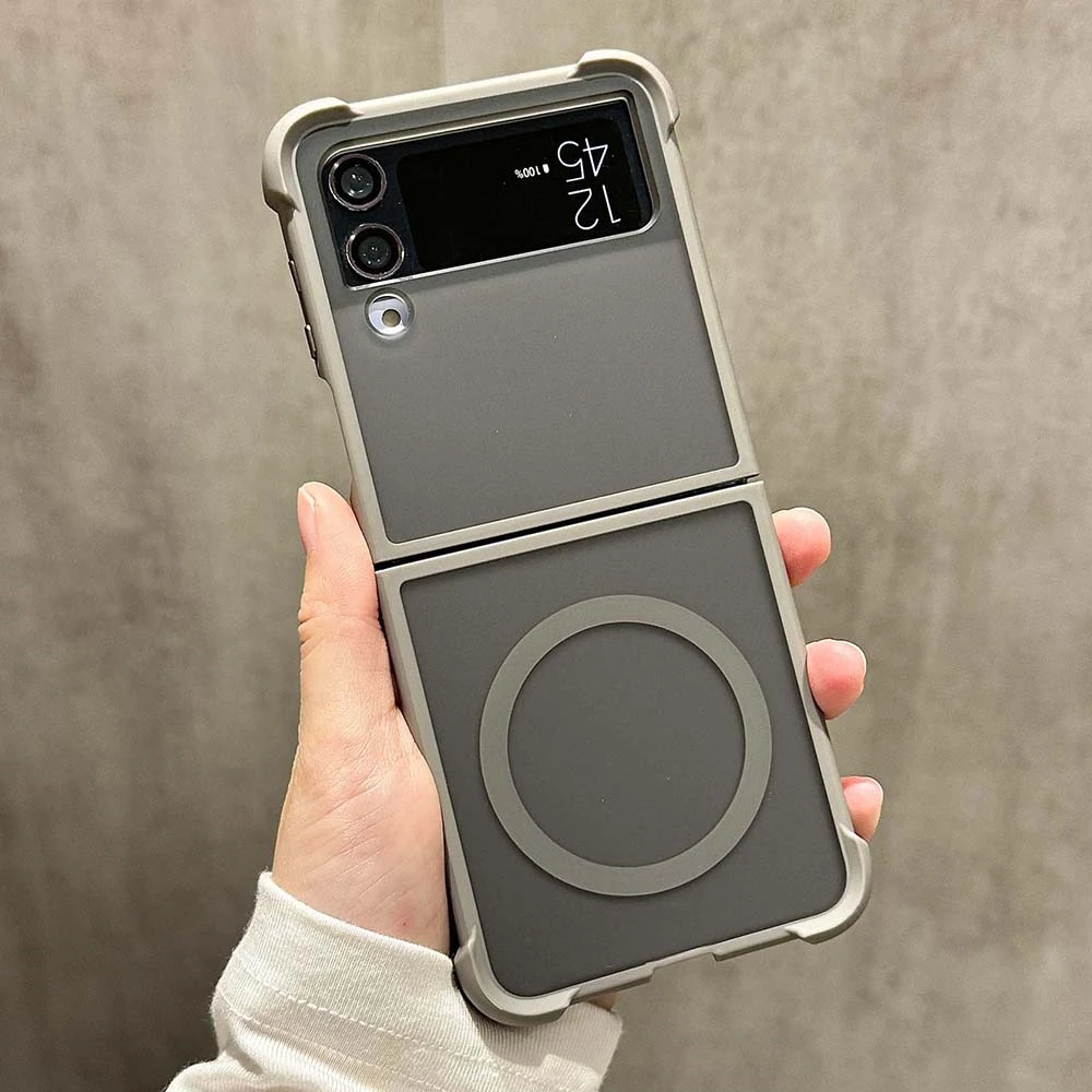 Shockproof Matte Magnetic Wireless Charging Case with Magsafe Protection