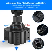 Universal Car Cup Holder Cellphone Mount Stand For Samsung iPhone holder bracket large truck Mobile Adjustable - Image 4