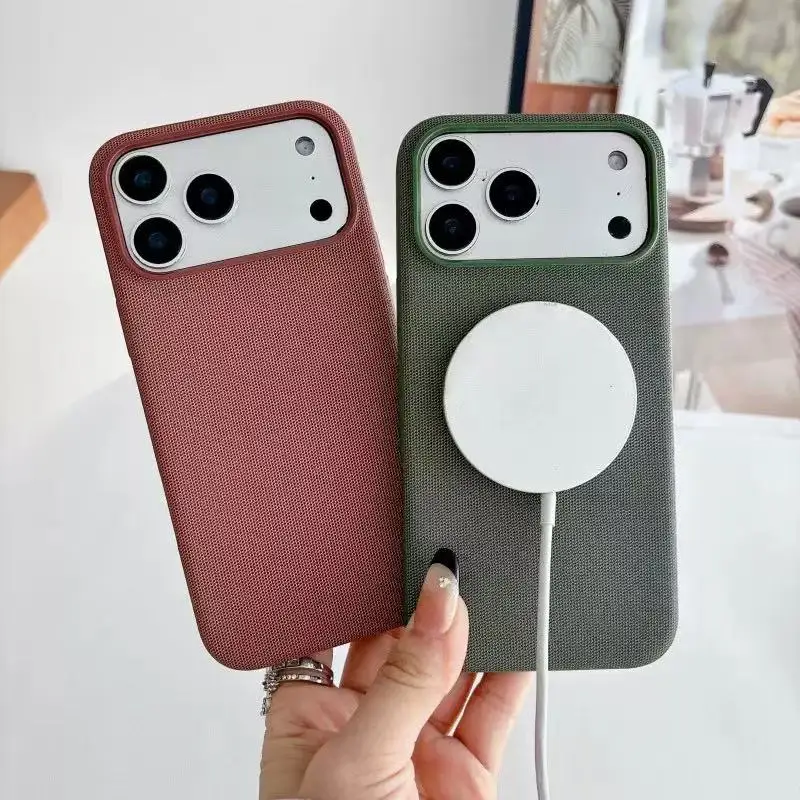 Techwoven Magnetic Shockproof Phone Case with Tech Fabric Design