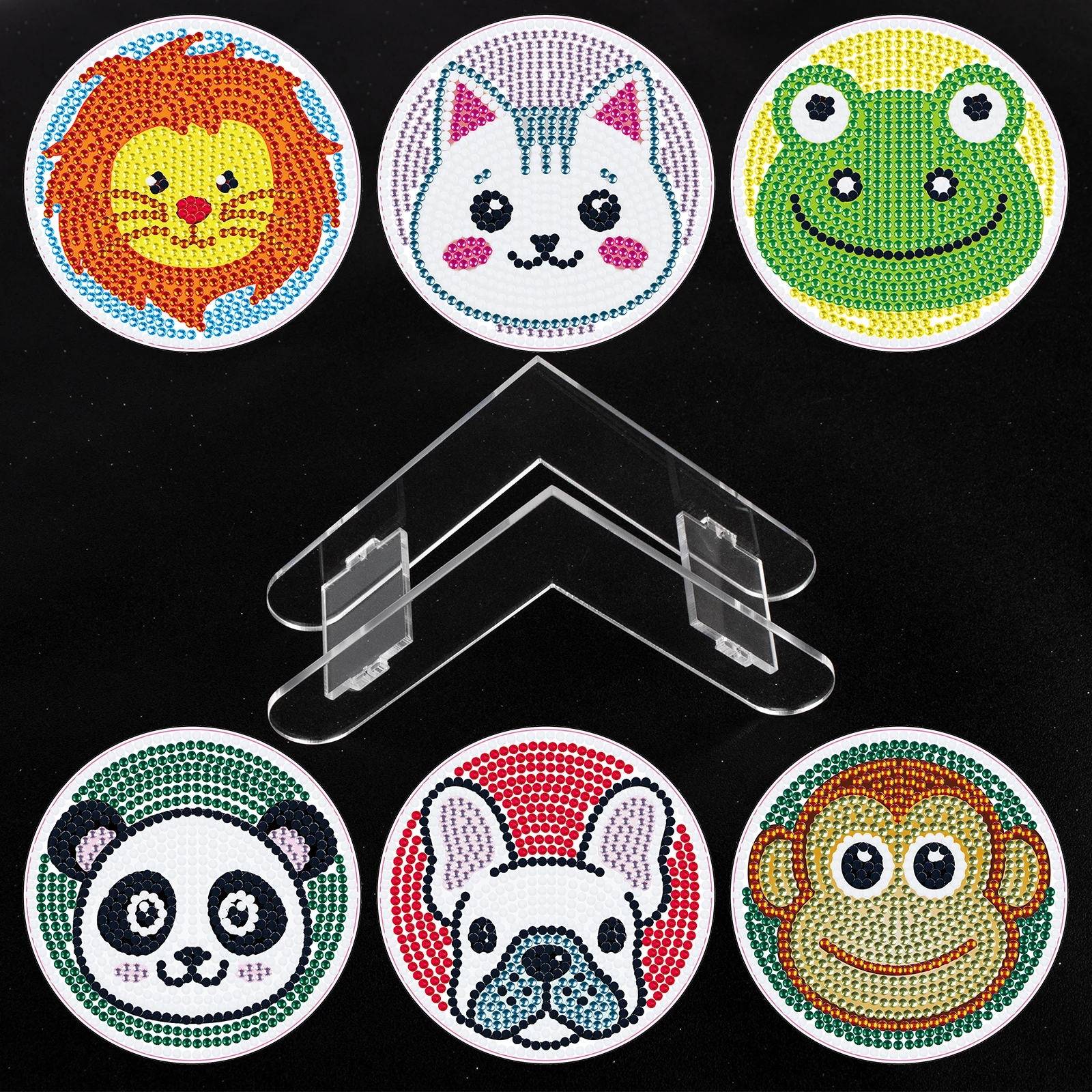 

Нескользящая подставка под чашку, «сделай сам», алмазная живопись, подставка под чашку, мандала, подушка для чашки, настольная подставка, изоляционный коврик, кухонные аксессуары