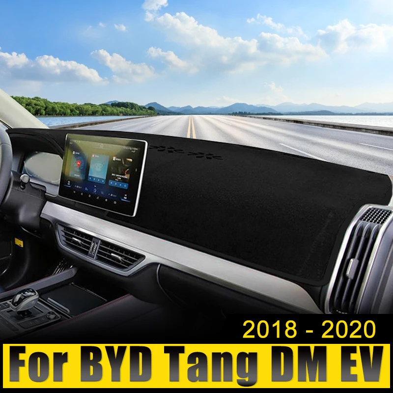 

Чехол для приборной панели автомобиля BYD Tang 2018 2019 2020, защита от солнца, ковер с защитой от УФ-лучей, нескользящий коврик, аксессуары для украшения