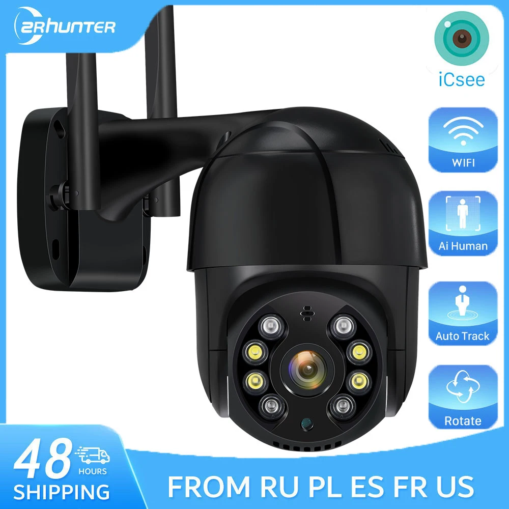 

4K 8MP HD PTZ IP Camera 5MP Outdoor Wireless WiFi Security Camera 2MP Night Vision P2P CCTV Video Surveillance 3MP ICSEE Cam