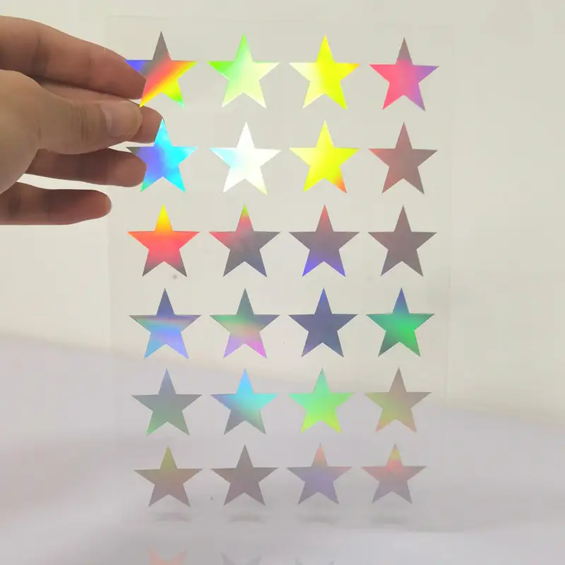 1 sheet Self Adhesive Heart Paper Stickers - Laser Engraved Decorative Stickers for DIY Craft Gifts - Image 6