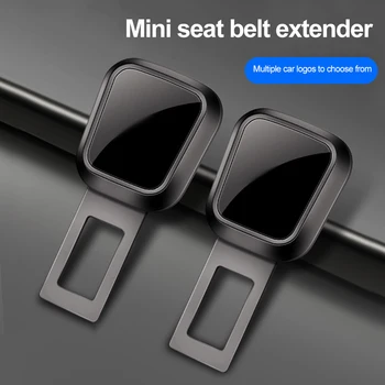 2 PCS Car Seat Belt Clip Extender Safety Seatbelt Lock Buckle Plug Just plug and play Insert Socket Extender Safety Buckle 1