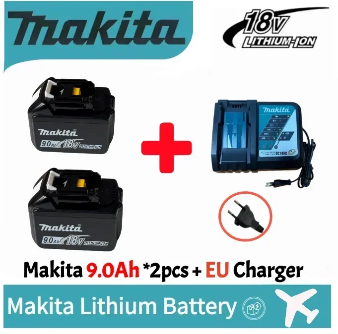 9.0Ah x 2-EU Charger