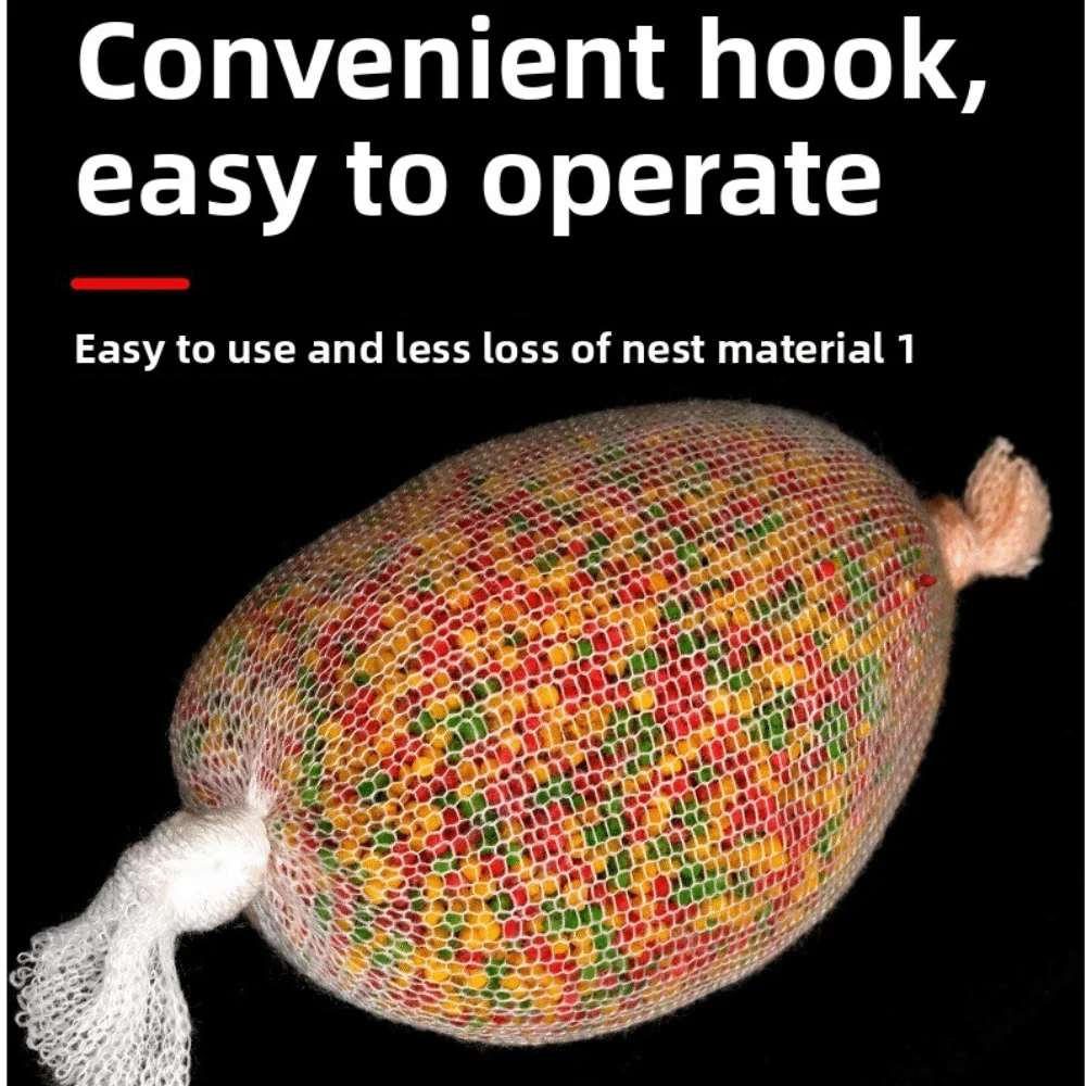 18mm 25mm 37mm 44mm 60mm PVA Fishing Mesh Water Soluble 5m Length Water Soluble Bait Nets multi-size Bait Nets Fishing Trap