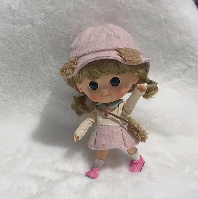 MUI CHAN MY FIRST UNIFORM BJD DOLL Cute Figure Body Moveable Mini MuiChan Go To School Baby Dolls DIY Toy Blyth Gift Collections 6