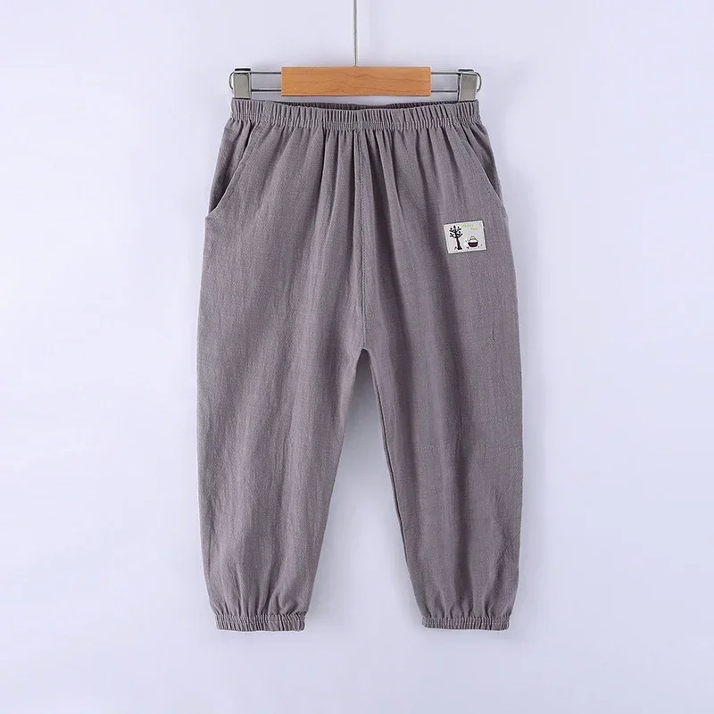 Kids Cotton Linen Pants 4