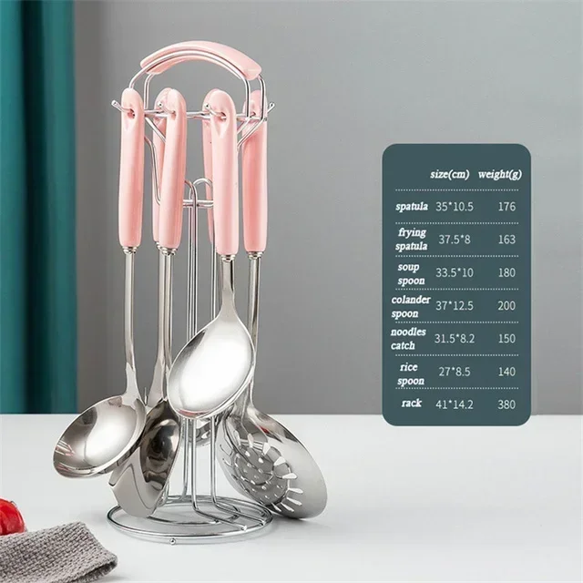 Lot De 2 Louches Inox 18/8 - Louche Soupe Et Cuillère Trouée 28.5cm, Avec Crochet De Rangement