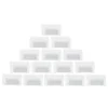 50 Pcs Curtain Weight Window Drapery Weights Weighted Block Bottom Leads Floor Household 1