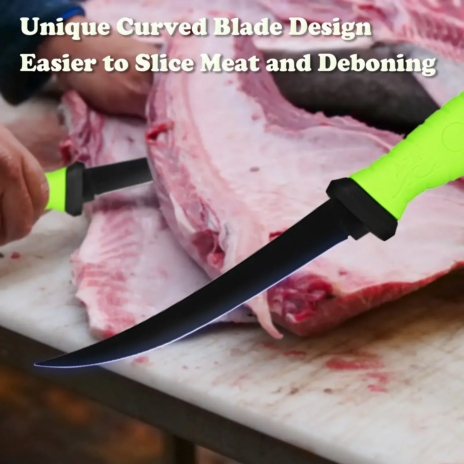Steel Fillet Boning Knife for Fish and Meat