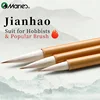 Marie's 3 pcs Jianhao Chinese Calligraphy Brush Set, Traditional Writing Watercolor Brush Ink Pen Kit for Small Regular Script, 4