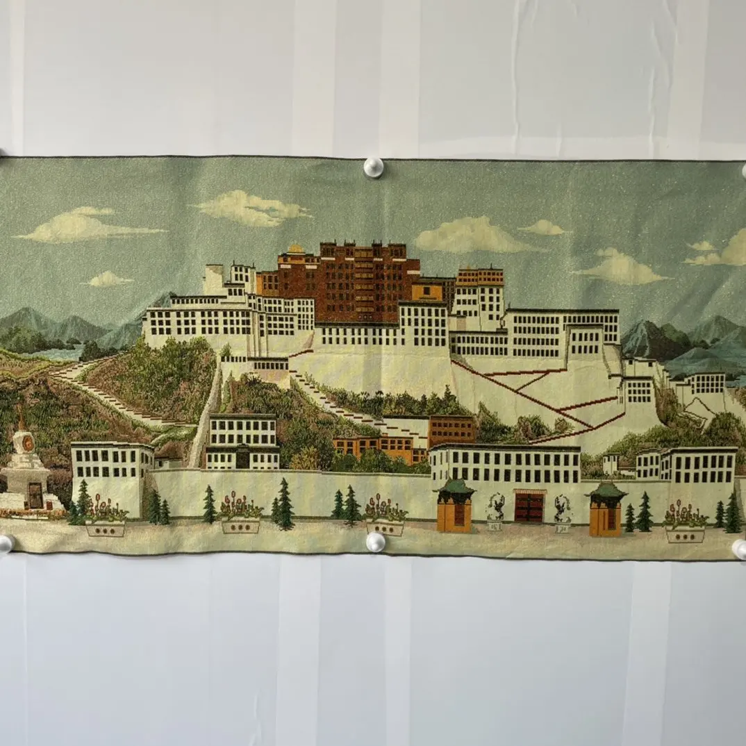 

Алмазная ручная вышивка, декоративная живопись, тибетский дворец Potala, архитектурная живопись, живопись в китайском стиле, роспись на холсте