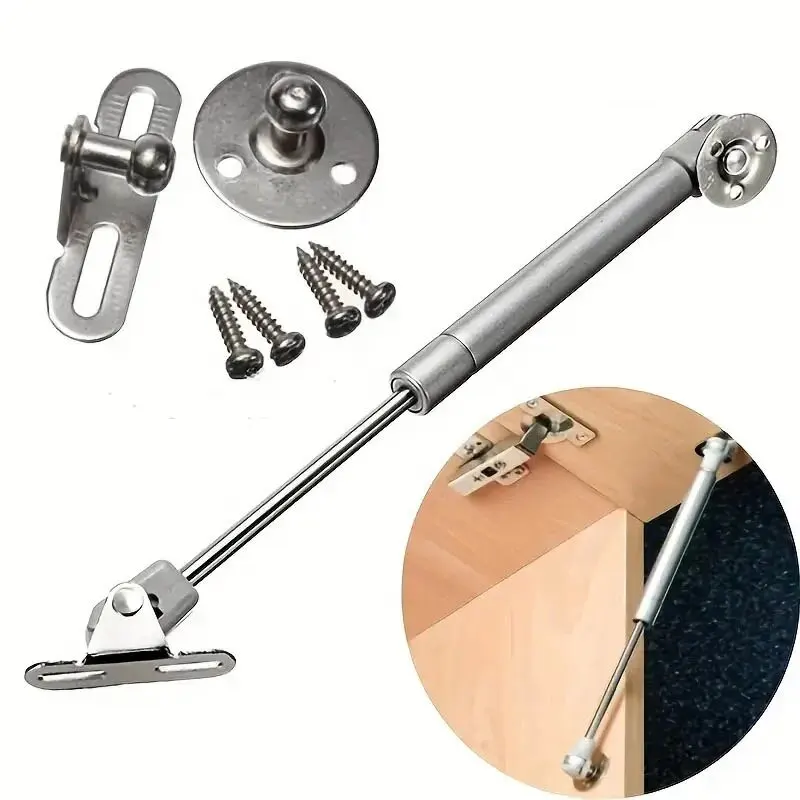 Cabinet Hinge Cabinet Hinge 100N Furniture Pneumatic Support Rod Up-Flip Door Hydraulic Rod Air Pressure Telescopic Buffer Air Support