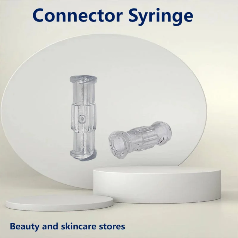 100pcs/box Luer Lock Connector to Syringe Female to Female Transparent Adapter Double Joints Coupler Medical Sterile payment link connectors