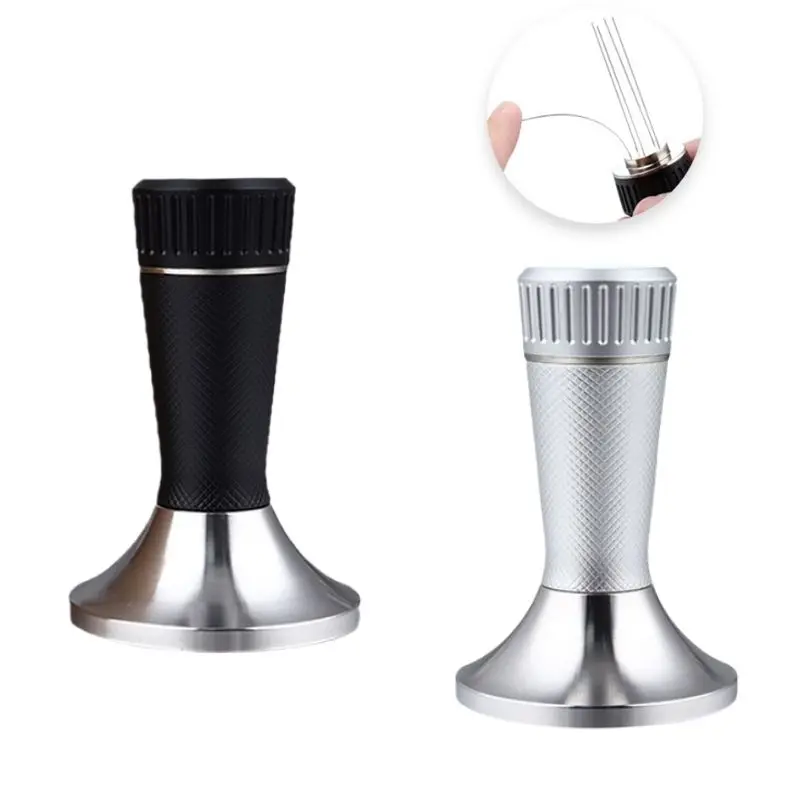 

Espresso Powder Press Stainless Steel Two-in-one Coffee Powder Stirrer Dispenser Leveling Tool Coffee Making Accessories