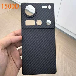 Premium Real Carbon Fiber Aramid Anti - Explosion Mobile Phone Protective Case for ZTE nubia Z70 Ultra ((1500D F))