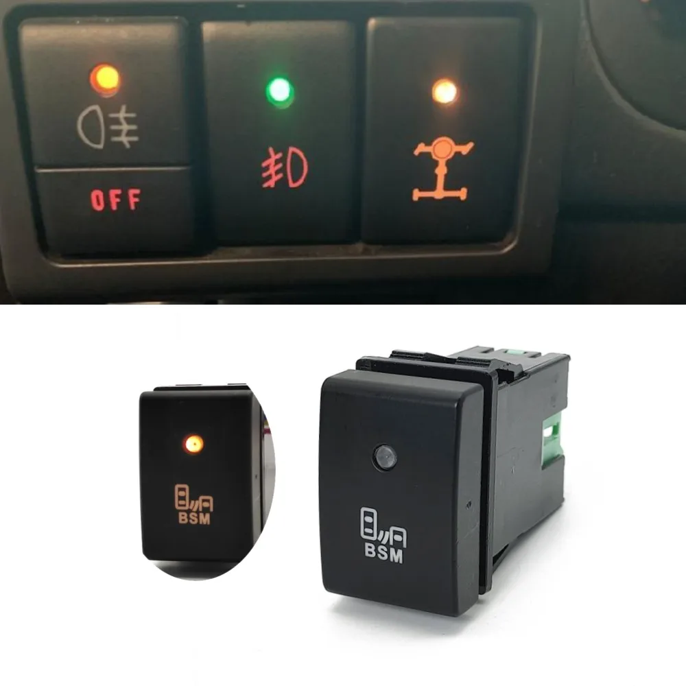 

Orange Light Car Auto LED Light BSM Control Switch Button with Connection Wire for Suzuki Jimny 2007 - 2015
