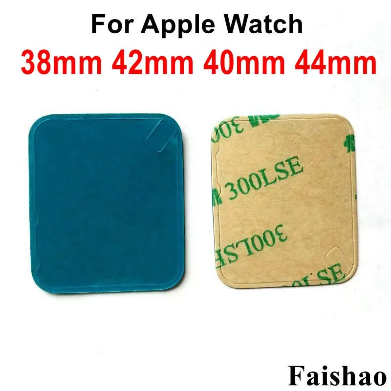 Display adhesive sticker 2pcs/lot for Apple Watch Series 1 2 3 4 5 6 7 S1 S2 S3 S4 S5 S6 S7 SE 38mm 42mm 40mm 44mm