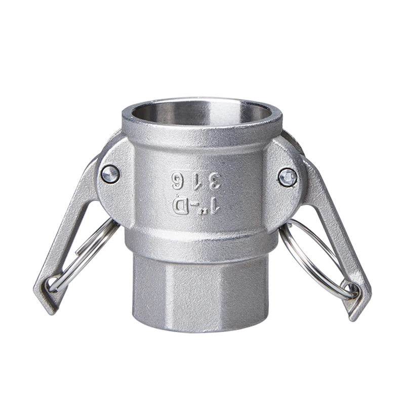 

1/2" 3/4" 1" 1-1/4" Camlock Groove Fitting 304 Stainless Steel Cam Lock Quick Connector Coupling Adapter