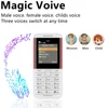SERVO BM5310 Mini Small Mobile Phone 3 SIM Card Magic Voice Auto Call recorder Bluetooth Dialer Speed Dial 1.3"Screen Cellphones 6