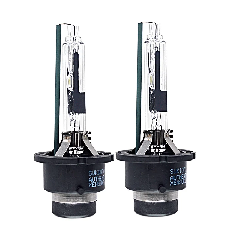 2PCS SUKIOTO GENUINE D4R 66450 35W 6000K D4S HID Xenon Bulb 66240 D2S Car Headlight Hi/low Beam Lamp 55W D2R D2S Xenon Light