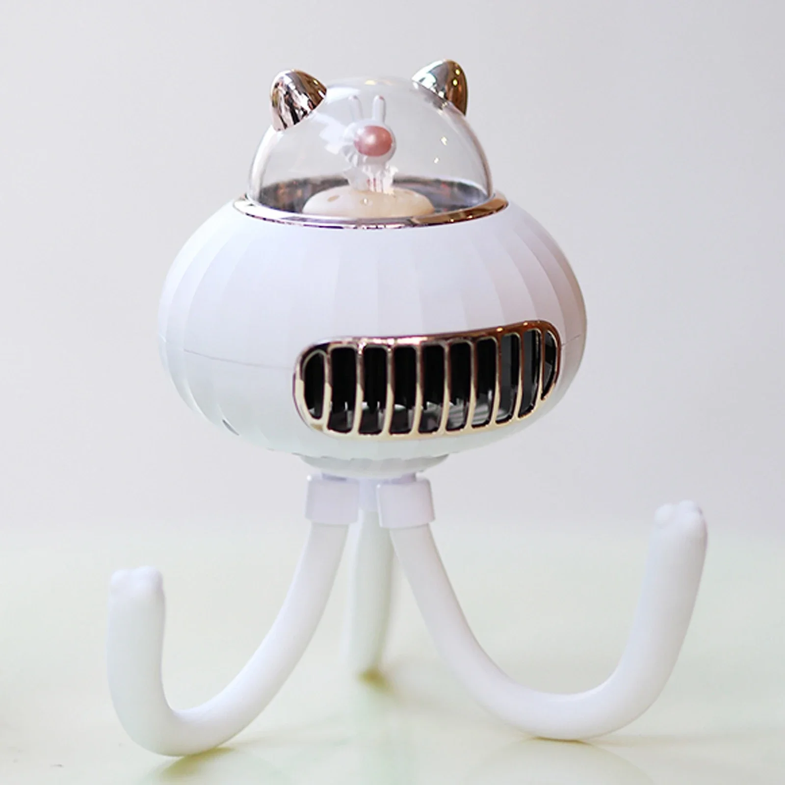 

Mini UFO Stroller Fan Clip-on for Baby Small Portable Fan Rechargeable Handheld USB Cooling Fan with Flexible Tripod