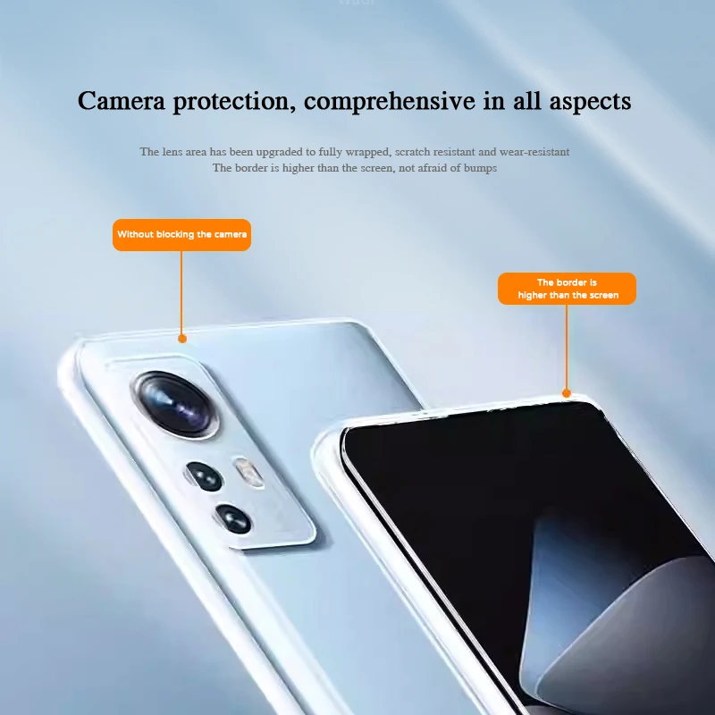 Ultra Slim Crystal Clear TPU Phone Case - Premium Quality Back Cover