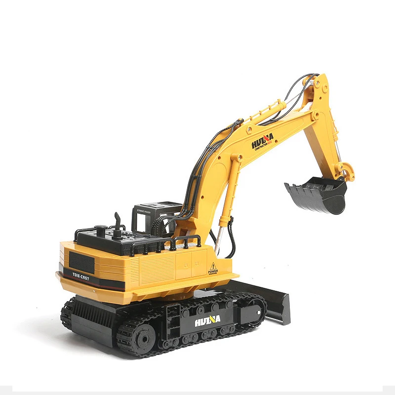 HUINA 1/16 RTR 1510 RC Remote Control Excavator Truck Bulldozer Car 2.4G Light Battery TOUCAN Outdoor Toys For Boys Gift TH18043 4