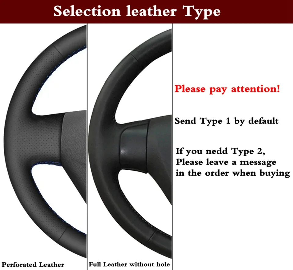 Maßgefertigtes Auto-Zubehör Handgenähter Rutschfester Mikrofaser-Leder Lenkradbezug für Toyota Hilux Fortuner 2015-2021 – Detail 7