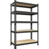 Storage Shelves 5 Tier Adjustable, Heavy Duty Metal Storage Utility Rack Shelf Unit for Warehouse Pantry Closet Kitchen 1