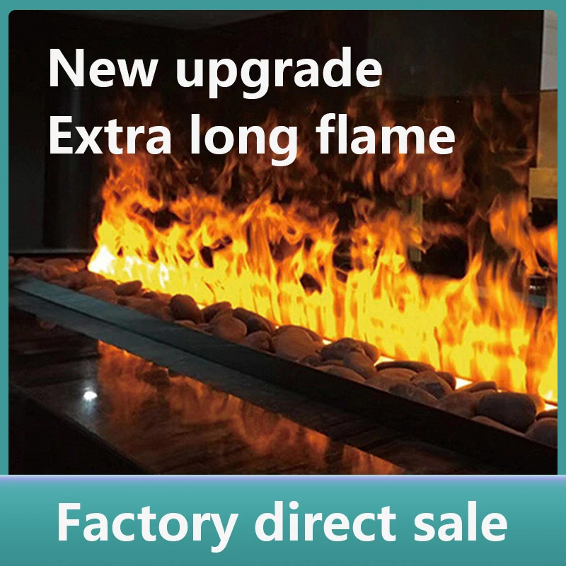Modern remote control electric fireplace Mute water mist electric Home decorative humidifier 3d simulated flame steam fireplace 2