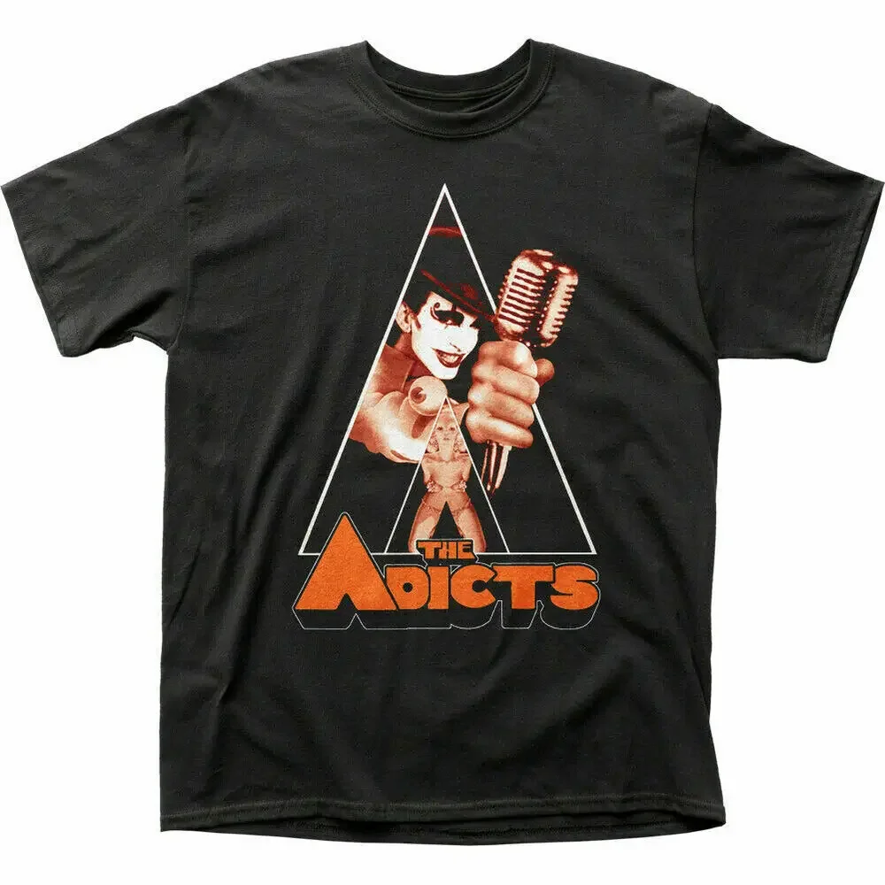 

The Adicts Clockwork Monkey T Shirt Mens Licensed Rock N Roll Band Tee New Black