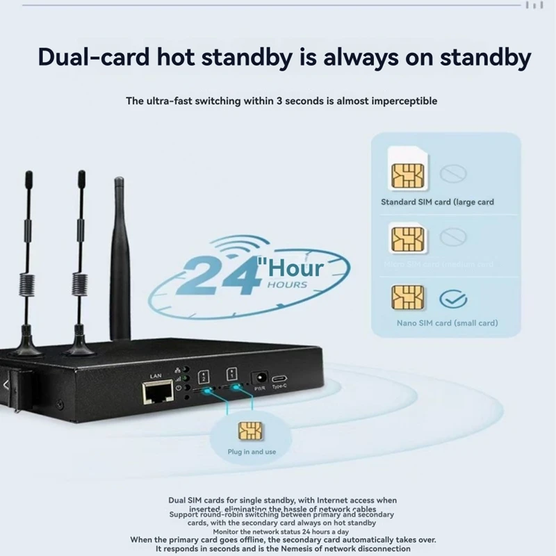 자기 안테나 고속 라우터 4G LTE 실외 모니터링 네트워크 전용 강화 버전 안테나 다이버시티-A31R