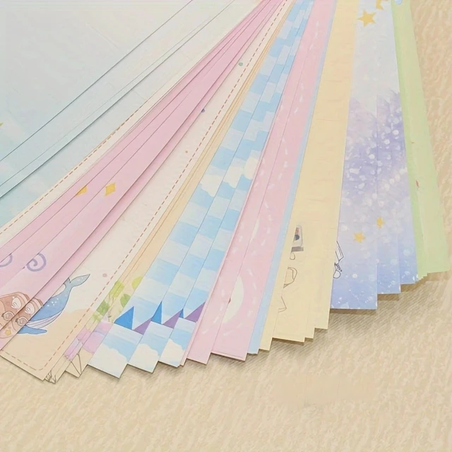 Carta Da Lettere A4 Floreale Vintage - 48 Fogli Doppia Faccia Per Stampa E Scrittura - Foto 4