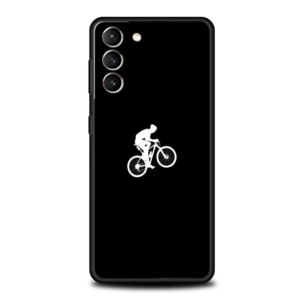Adventure-Ready Mountain Bike Soft Silicone Phone Case