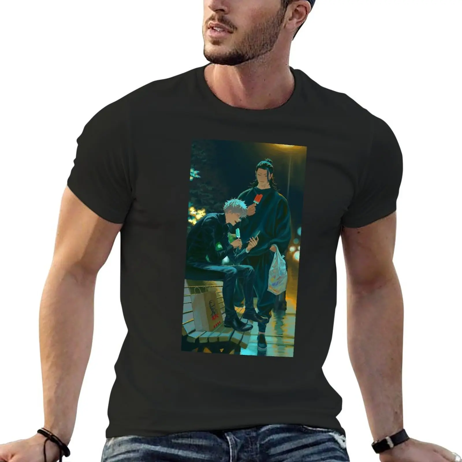 

New Getou Suguru, Gojou Satoru T-Shirt graphics t shirt plus size t shirts mens graphic t-shirts big and tall