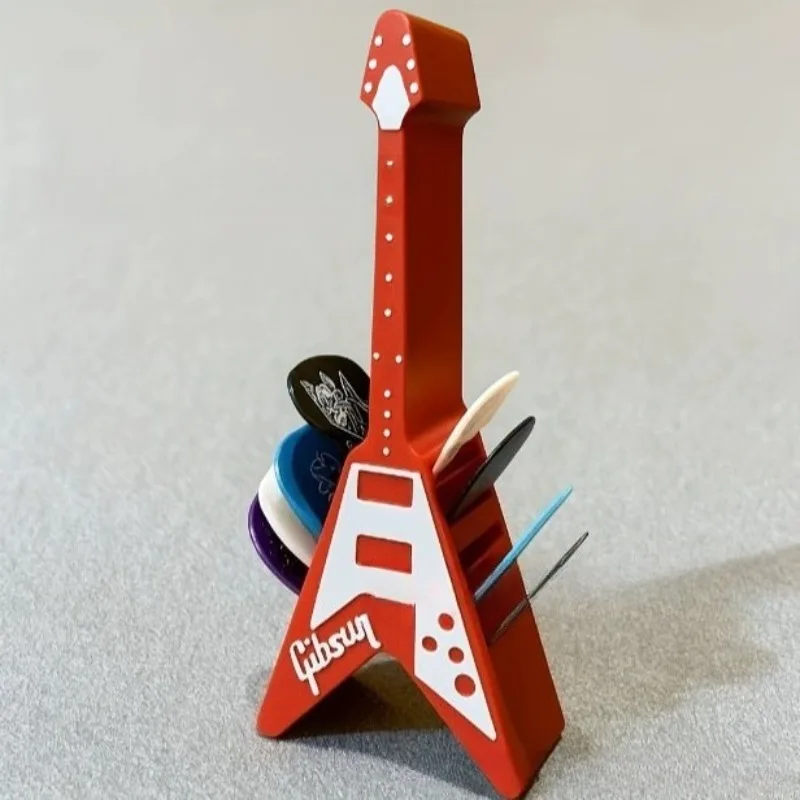 Guitar Pick Holder: Stylish 10-Slot Desktop Organizer